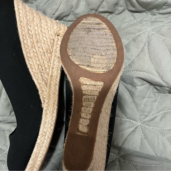 J Crew Canvas espadrille wedges Platform with Jute Size 9 - Picture 3 of 8